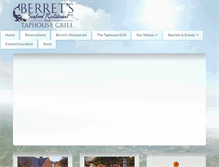 Tablet Screenshot of berrets.com